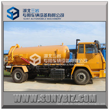China Shacman Aolong 4X2 10000L Vakuum Abwasser Saugwagen mit Vakuumpumpe für Saugen Abfälle